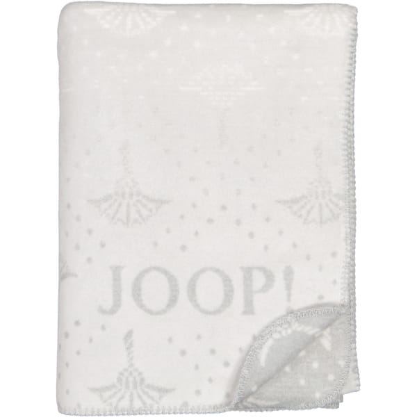 JOOP! Wohndecken Cornflower Charm - Farbe: Stein - 150x200 cm