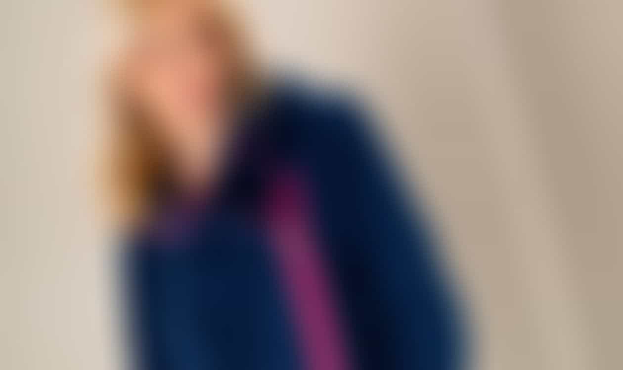 Cawö Damen Bademantel New Zipper RV 6116 - Farbe: navy-pink - 133 Detailbild 1 Cawö Damen Bademantel New Zipper RV 6116 - Farbe: navy-pink - 133 Detailbild 1