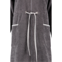 Cawö Damen Bademantel 4103 Kimono - Farbe: anthrazit - 774