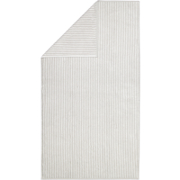 Cawö Handtücher Two-Tone Stripes 480 - Farbe: platin - 76 - Duschtuch 80x150 cm