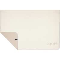 JOOP! Wohndecke Uni-Doubleface - Größe: 150x200 cm - Farbe: Ecru-Feder
