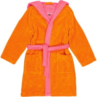 Vossen Bademäntel Kinder Kapuze Bixie - Farbe: electric orange/prim rose - 0006