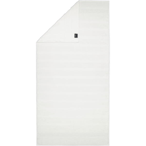 Cawö - Noblesse Uni 1001 - Farbe: 600 - weiß - Duschtuch 80x160 cm