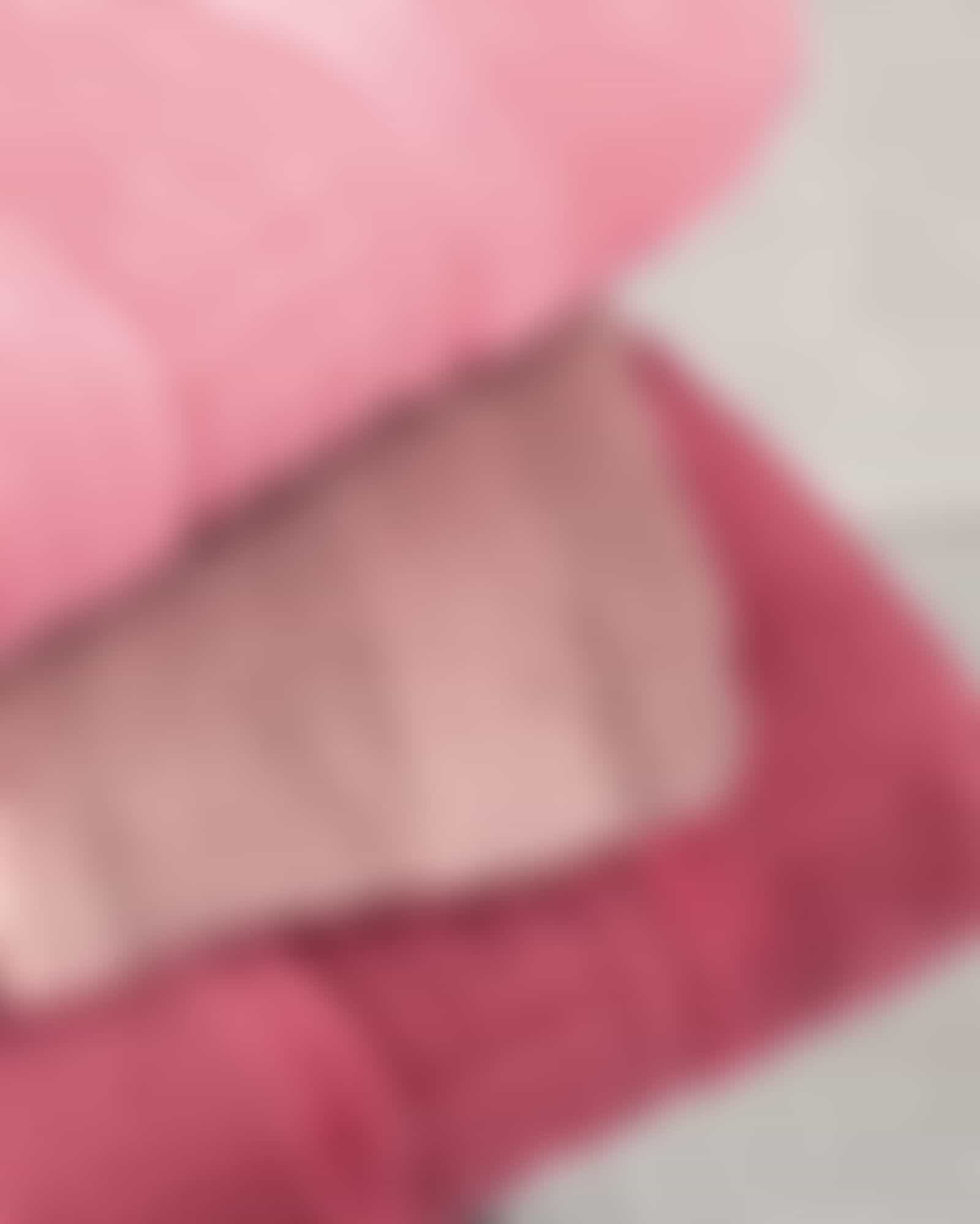 Cawö - Noblesse Uni 1001 - Farbe: 240 - rosa - Seiflappen 30x30 cm Detailbild 3
