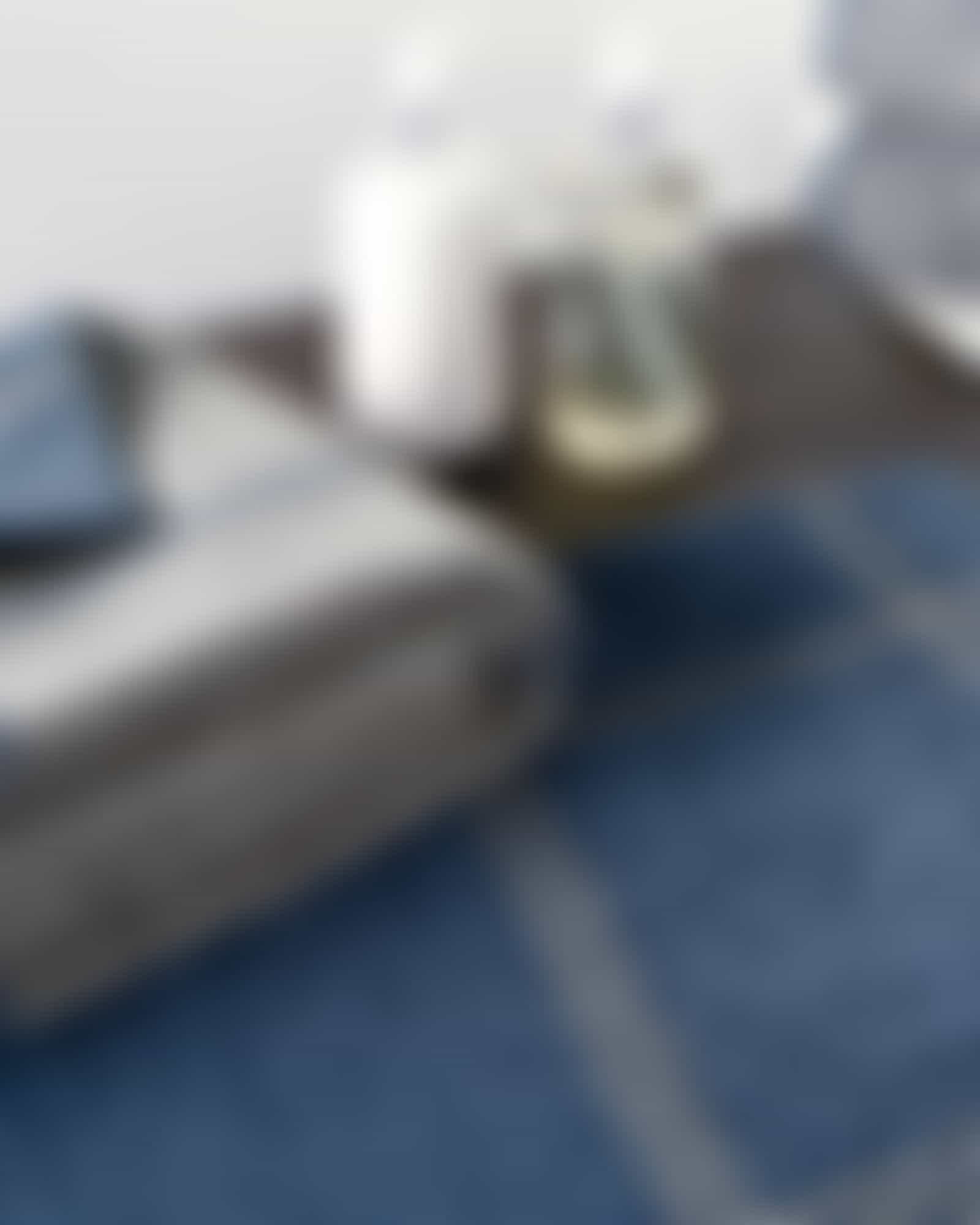 Cawö - Luxury Home Two-Tone Grafik 604 - Farbe: nachtblau - 10 - Handtuch 50x100 cm Detailbild 2
