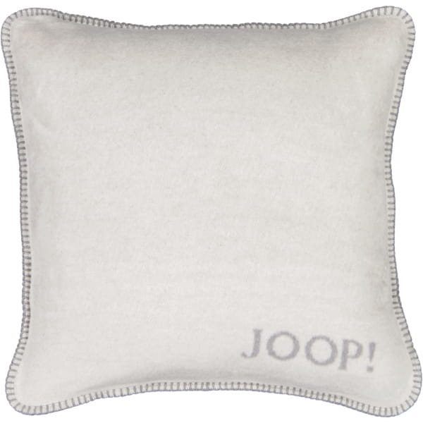 JOOP! Kissenhülle Uni-Doubleface - Größe: 50x50 cm - Farbe: Rauch-Graphit günstig online kaufen