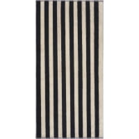 Cawö Handtücher Bold Streifen 6277 - Farbe: schwarz/beige - 93