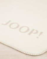 JOOP! Wohndecke Uni-Doubleface - Größe: 150x200 cm - Farbe: Ecru-Feder