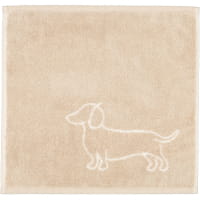 Cawö Seiftücher We love Dogs Mix 6249 3er-Pack - Farbe: Natur-Beige - 33 - 30x30 cm