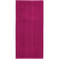 Möve Handtücher Cosy Knits Strick - Farbe: berry - 266 - Duschtuch 67x140 cm