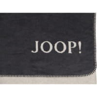JOOP! Wohndecke Uni-Doubleface - Größe: 150x200 cm - Farbe: Anthrazit-Ash