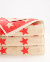 Cawö Handtücher NEW STARS Sterne klein 6261 - Farbe: beige/pink - 32
