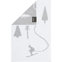 Cawö Handtücher WINTER EDITION Skifahrer 6272 - Farbe: weiß/platin - 67