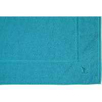 Möve - Badteppich Superwuschel mit Logo - Farbe: turquoise - 194 (1-0300/8126) - 60x60 cm