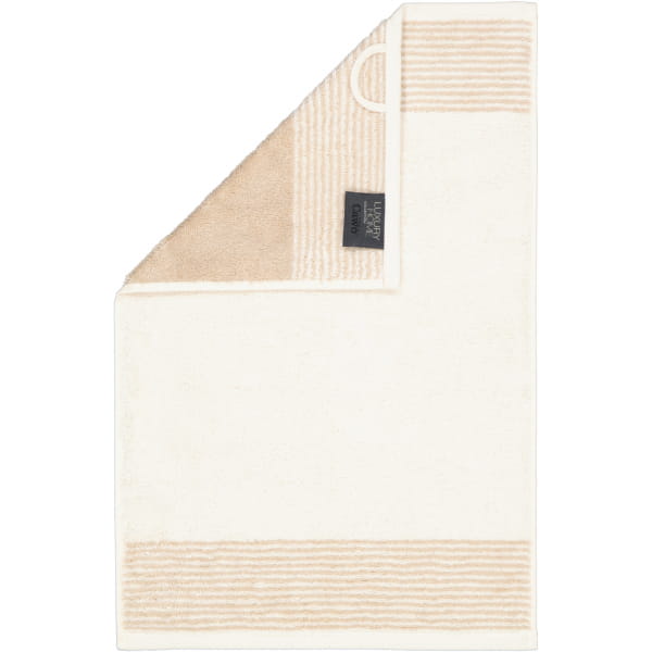 Cawö Handtücher Luxury Home Two-Tone 590 - Farbe: natur - 36 - Gästetuch 30 günstig online kaufen