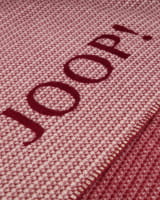 JOOP! Wohndecken Woven - Farbe: Rouge - 150x200 cm