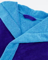 Vossen Bademäntel unisex Kapuze Poppy - Farbe: reflex blue/ice blue - 0035