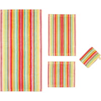 Cawö - Life Style Streifen 7008 - Farbe: 25 - multicolor Seiflappen 30x30 cm