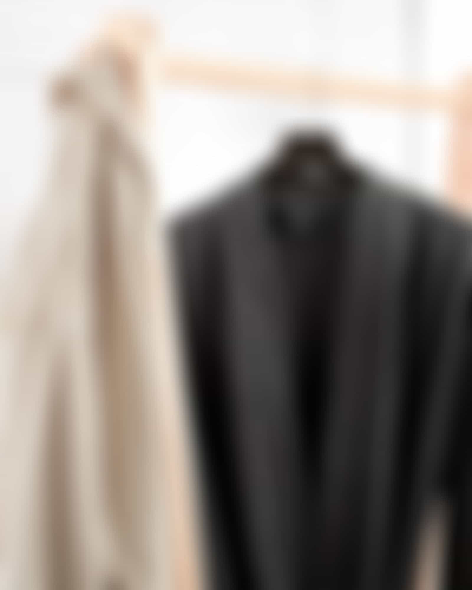 Cawö Bademäntel Herren Kimono PURE Elements 6526 - Farbe: basalt - 740