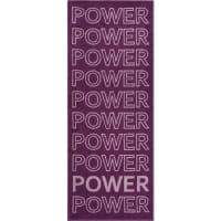 Cawö Fitness-Handtücher POWER 6293 - Farbe: purple - 88 - 50x130 cm