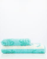 Cawö - Noblesse Cashmere Jacquard 1057 - Farbe: mint - 14 - Handtuch 50x100 cm