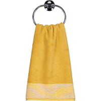 Cawö Handtücher Luxury Home Two-Tone 590 - Farbe: gold - 53 - Waschhandschuh 16x22 cm