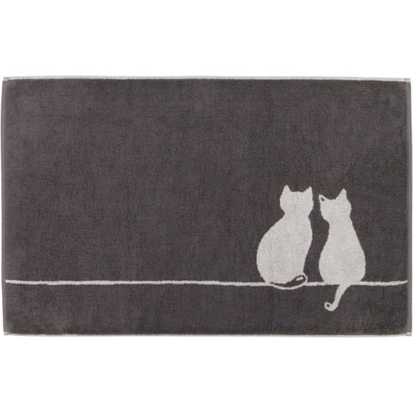 Cawö Badematten CUTE CATS You & Me 6263 - Farbe: basalt/platin - 77 - 50x80 günstig online kaufen