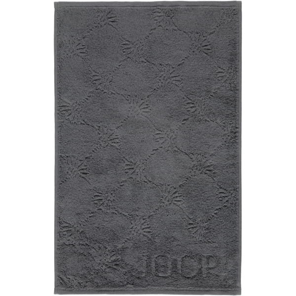 JOOP Uni Cornflower 1670 - Farbe: anthrazit - 774 - Gästetuch 30x50 cm
