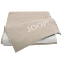 JOOP! Wohndecke Uni-Doubleface - Größe: 150x200 cm - Farbe: Sand-Pergament
