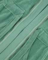 Vossen Bademäntel Damen Kurzmantel mit Kapuze Tampa - Farbe: evergreen - 5525