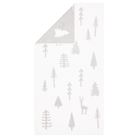 Cawö Handtücher WINTER EDITION Tannen 6273 - Farbe: weiß/platin - 67