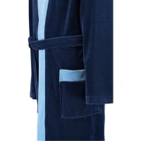 bugatti Herren Bademantel Kimono Tommaso - Farbe: marine blau - 493 S