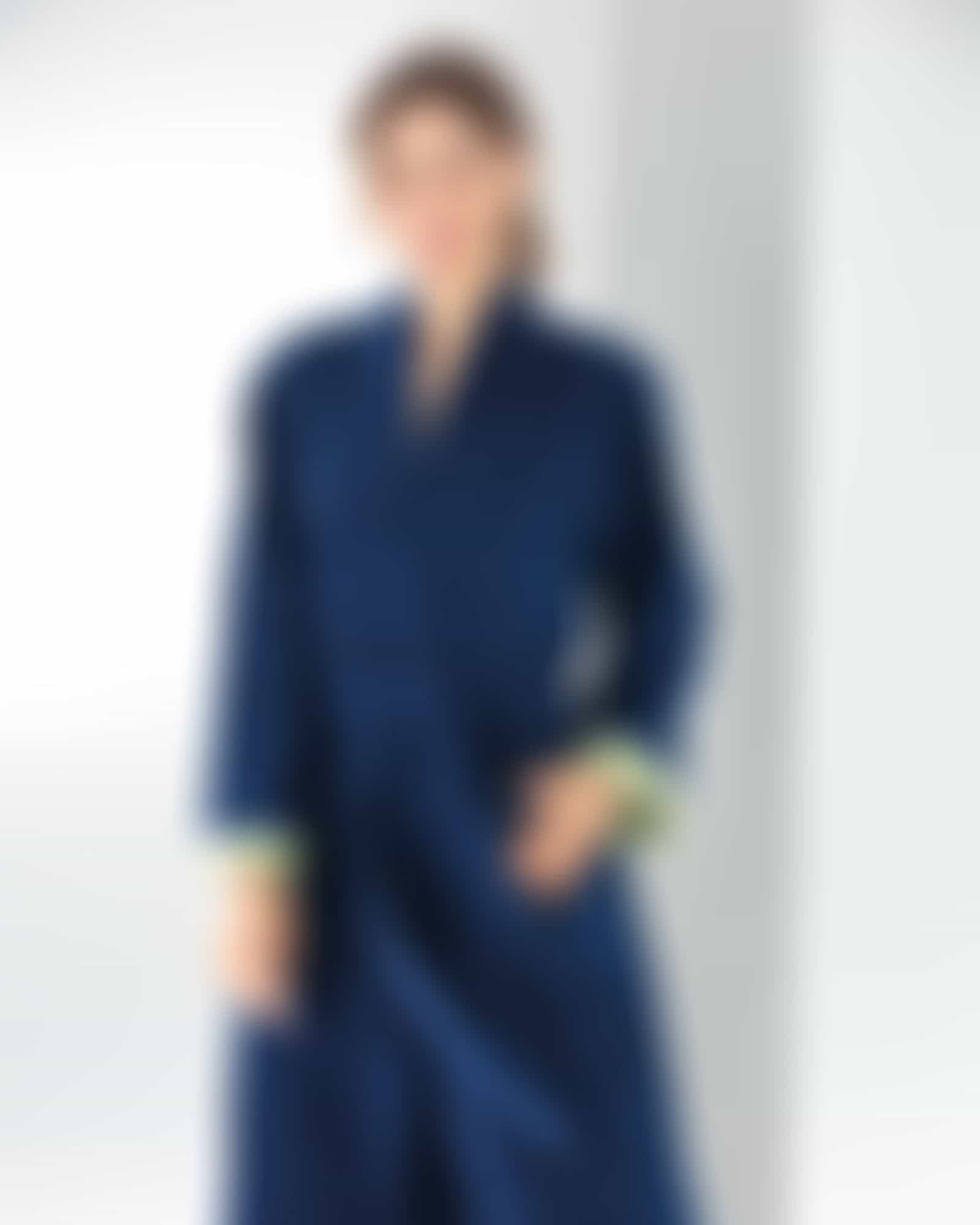 Cawö Home Bademäntel Damen Kimono Kimono 844 - Farbe: blau-grün - 14 Detailbild 2