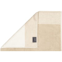Cawö - Luxury Home Two-Tone 590 - Farbe: sand - 33 - Waschhandschuh 16x22 cm