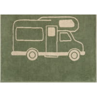 Cawö Saunatücher Postcard Towels TRAVEL Camper 6286 - Farbe: field - 43 - Saunatuch 70x180 cm