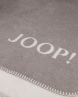 JOOP! Wohndecke Uni-Doubleface - Größe: 150x200 cm - Farbe: Graphit-Rauch