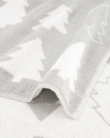 Cawö Handtücher Christmas Edition Tannenbäume 794 - Farbe: platin - 76 - Handtuch 50x100 cm