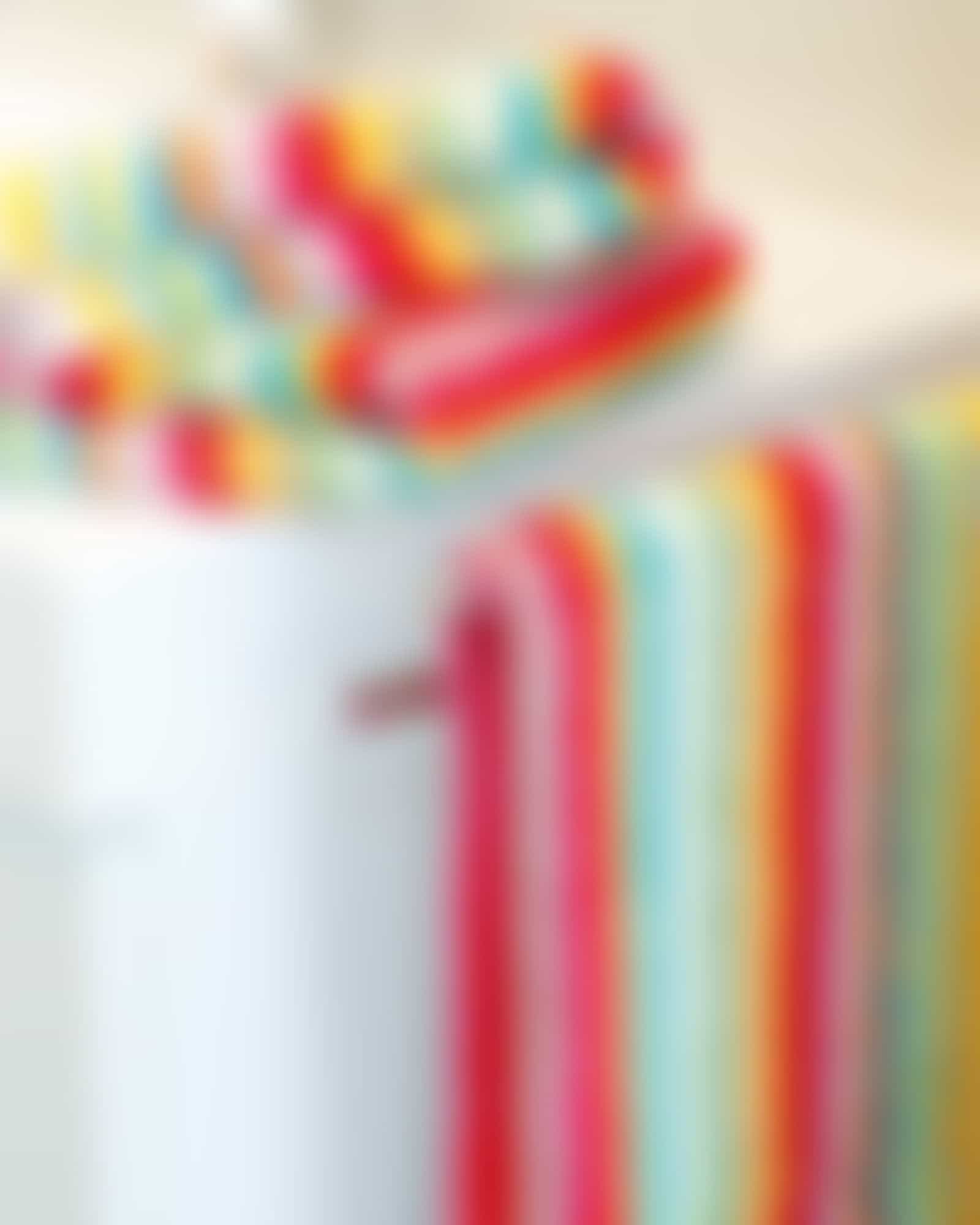 Cawö - Life Style Streifen 7008 - Farbe: 25 - multicolor - Waschhandschuh 16x22 cm Detailbild 1