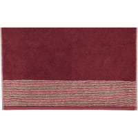 Cawö Handtücher Luxury Home Two-Tone 590 - Farbe: bordeaux - 23 - Waschhandschuh 16x22 cm