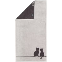 Cawö Handtücher CUTE CATS EDITION You & Me 6263 - Farbe: platin/basalt - 70
