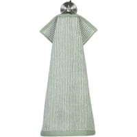 Marc o Polo Timeless Tone Stripe - Farbe: green/off white Handtuch 50x100 cm