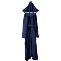 Cawö - Damen Bademantel Leichtvelours - Kapuze 1459 - Farbe: 171 - marine XL