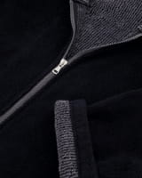 Cawö Bademäntel Damen Kapuze Zipper 5108 - Farbe: schwarz - 97 - XL