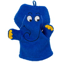 Smithy Die Sendung mit dem blauen Elefanten - Elefant - Waschhandschuh - Farbe: blau (1504031)