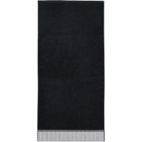 Möve Brooklyn Uni - Farbe: black - 199 (1-0669/8970) - Handtuch 50x100 cm