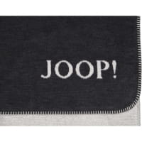JOOP! Wohndecke Melange-Doubleface - Größe: 150x200 cm - Farbe: Anthrazit-Silber