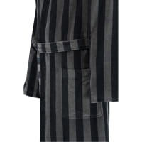 Cawö Herren Bademantel Kimono 2612 - Farbe: schwarz - 97 S