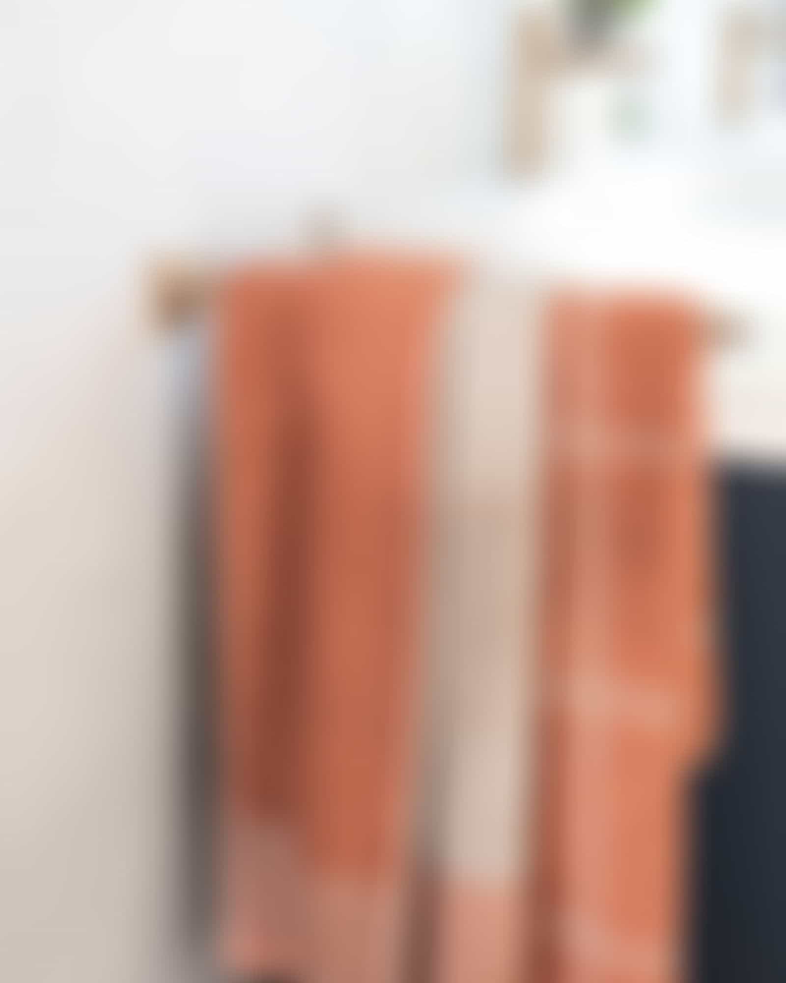 Cawö Handtücher Luxury Home Two-Tone Grafik 604 - Farbe: kupfer - 32 - Handtuch 50x100 cm Detailbild 1