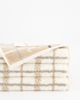 JOOP! Handtücher Contour Checked 1715 - Farbe: Creme - 37