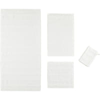 Cawö - Noblesse2 1002 - Farbe: 600 - weiß Waschhandschuh 16x22 cm